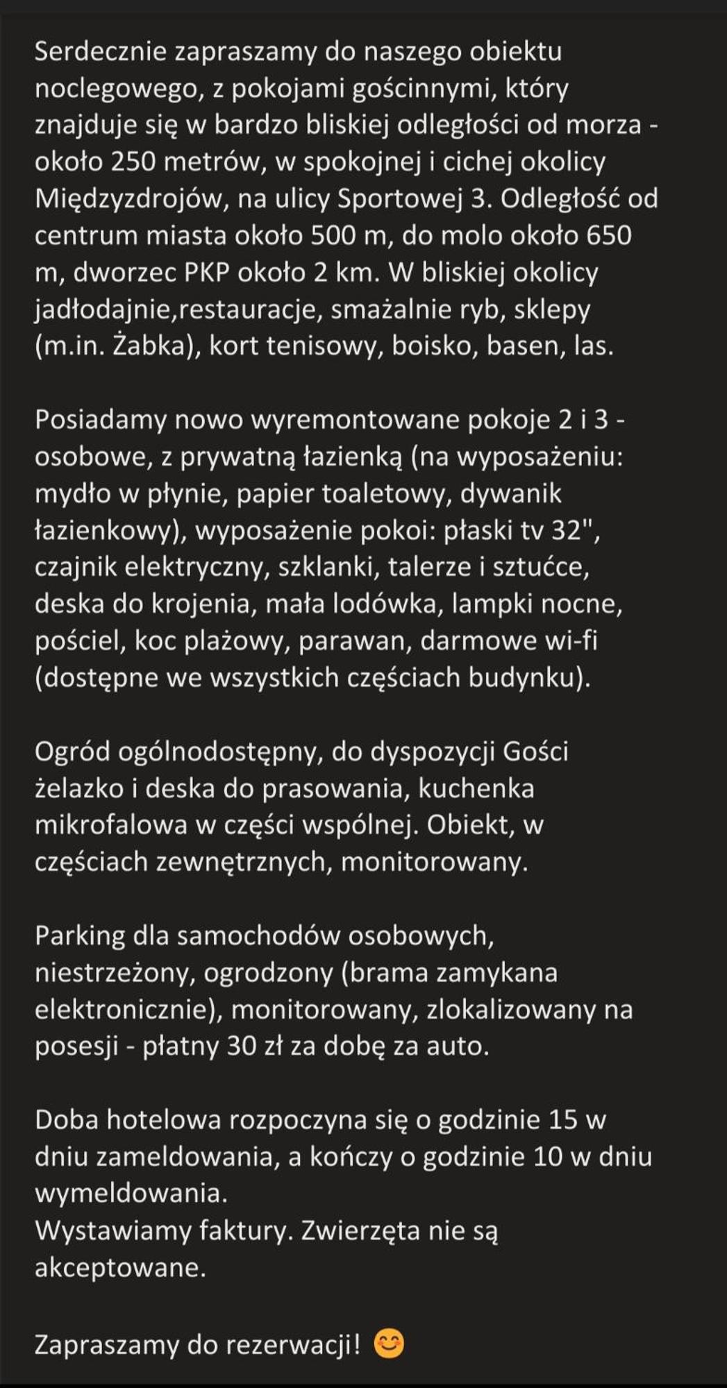 Pokoje Goscinne Gasowscy Dzieci Od 12 Roku Zycia Miedzyzdroje Luaran gambar